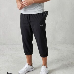 Chaps Sport Men’s Black Performance 3/4 Lightweight Athletic Pants Size XL